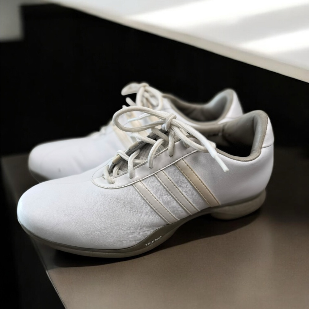 adidas White and Gray Athletic Shoes